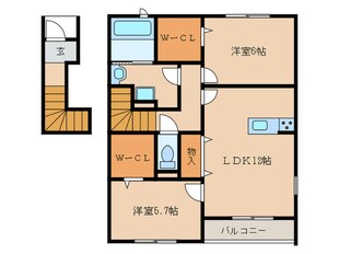 リーブル結の物件間取画像